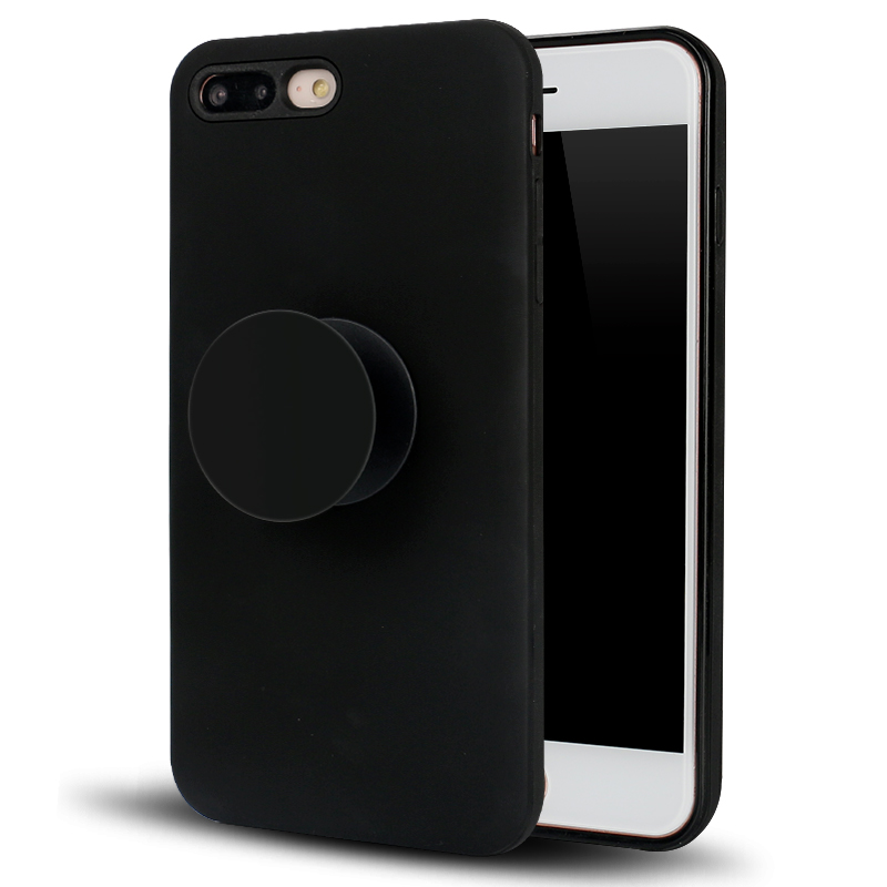 iPHONE 8 Plus / 7 Plus Pop Up Grip Stand Hybrid Case (Black)